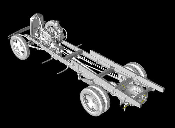 1/35 scale model Miniart Soviet GAZ-AA Cargo Truck Plastic kit 35124